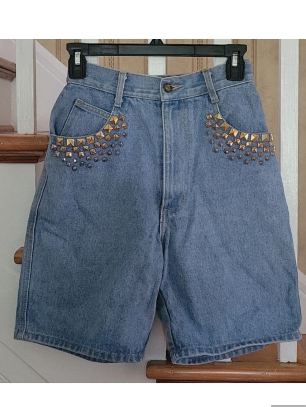 MONIQUE Jeans 90s Vintage Denim High Rise Jean Shorts Size 3/4